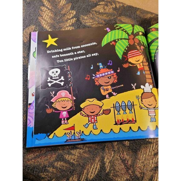 Ten Little Pirates Hardcover Book - Picture 5 of 7